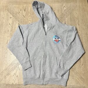 Vintage Disney World Small Sorcerer Mickey Mouse Where Magic Lives Zip Up Hoodie